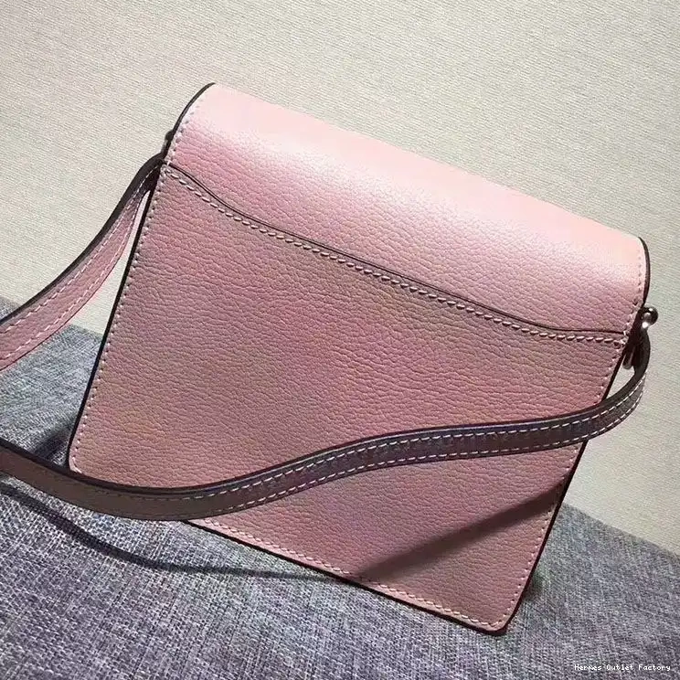 Affordable Pink In Hardware Palladium Roulis Calfskin Bag Leather Hermes 0417